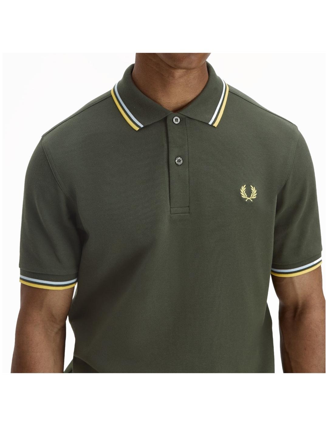 Camiseta para Hombre Fred perry  Verde 3/7