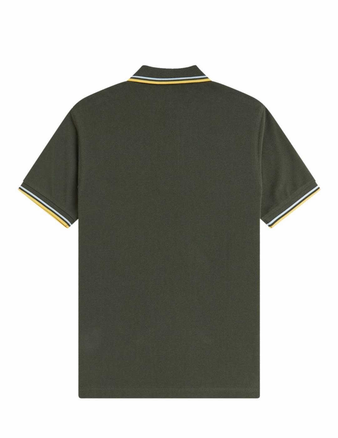 Camiseta para Hombre Fred perry  Verde 7/7
