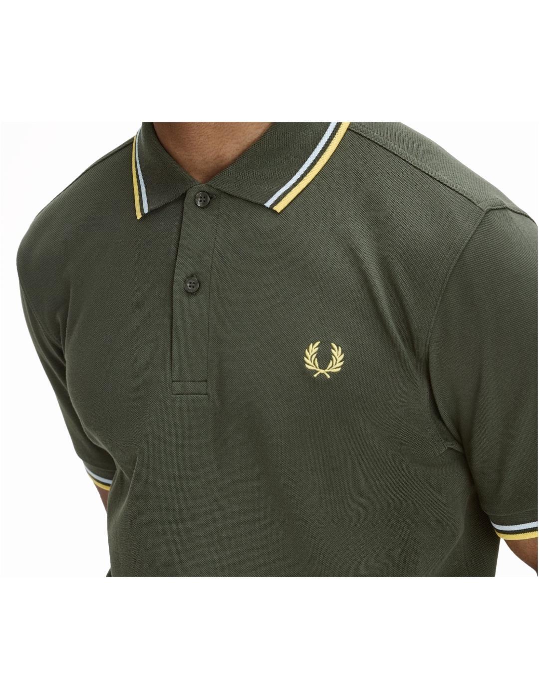 Camiseta para Hombre Fred perry  Verde 5/7