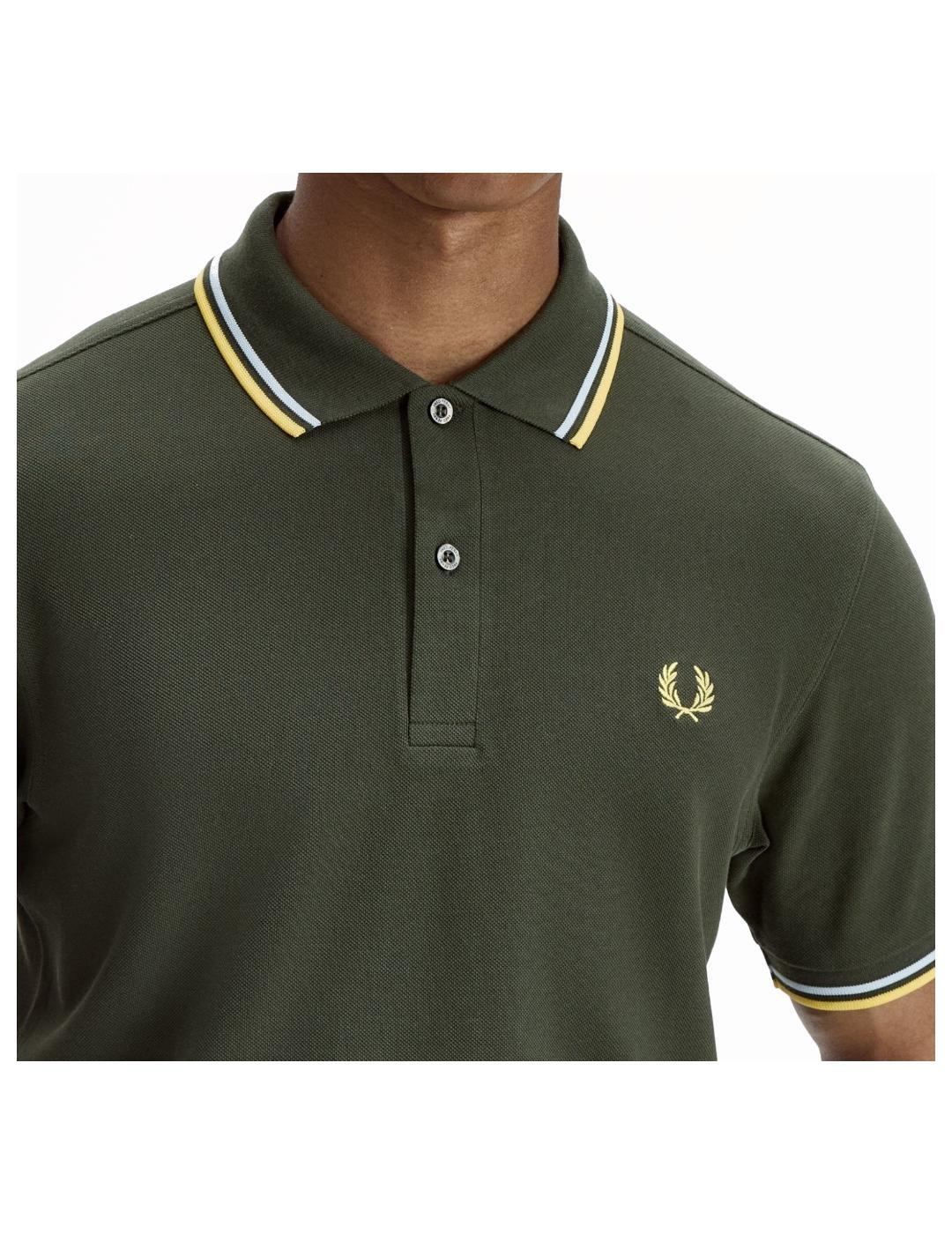 Camiseta para Hombre Fred perry  Verde 4/7