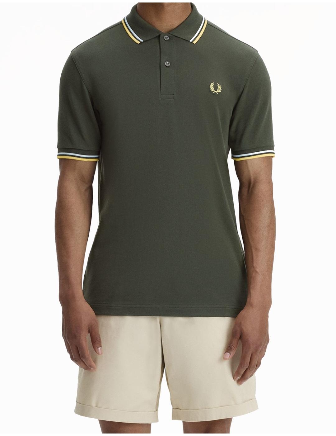 Camiseta para Hombre Fred perry  Verde 1/7