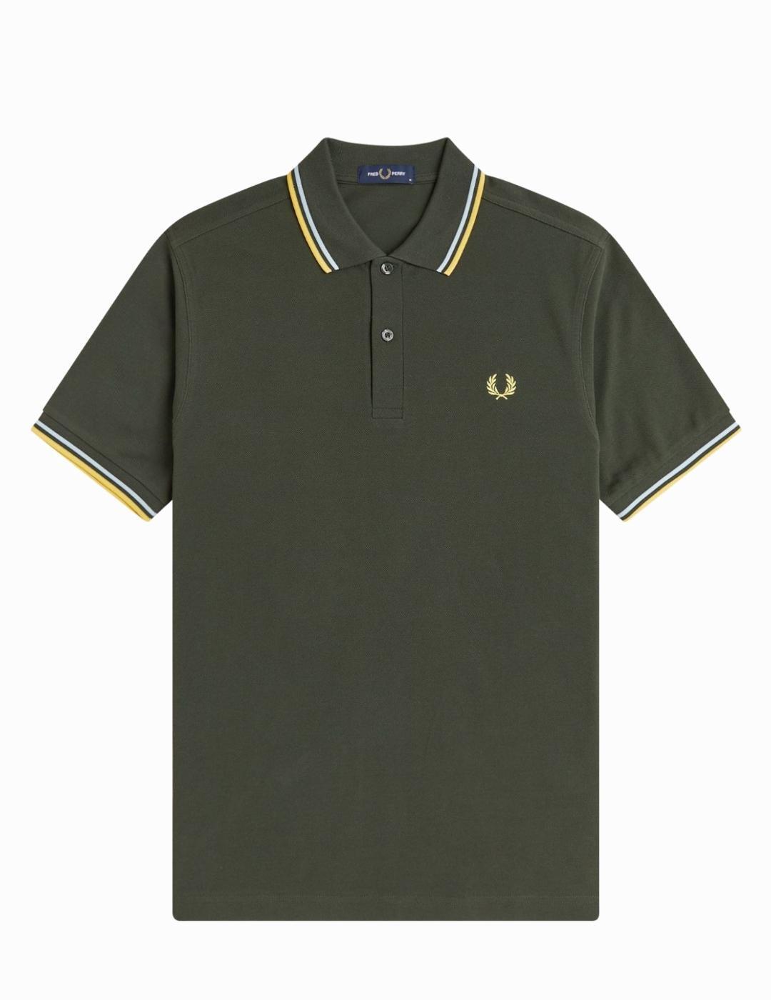 Camiseta para Hombre Fred perry  Verde 6/7