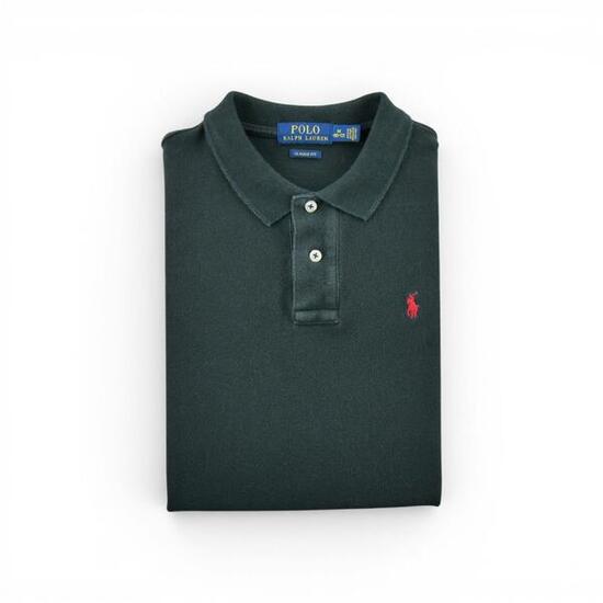 Polo manches courtes Homme Noir