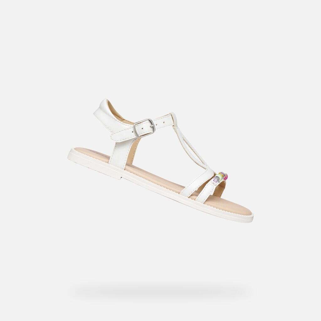 Sandales Fille J SANDAL KARLY GIRL Blanc 1/7
