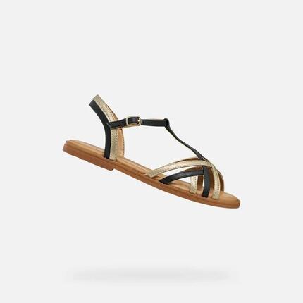 Sandales Fille J SANDAL KARLY GIRL Noir/Platine