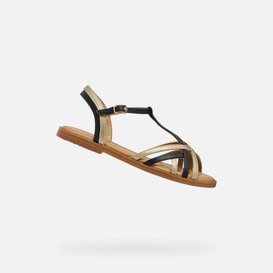 Sandales Fille J SANDAL KARLY GIRL Noir/Platine