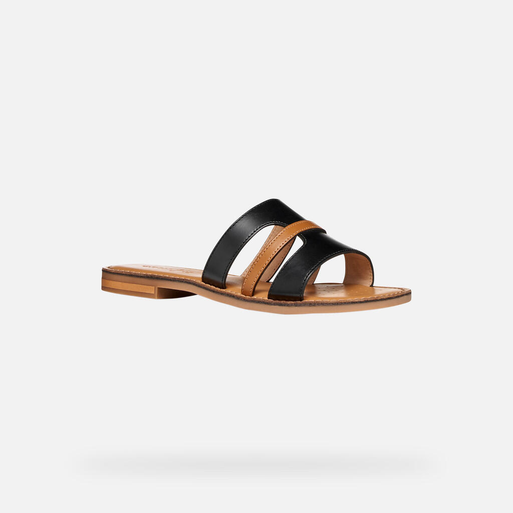 Sandales Femme MADDALUSIA C WOMAN Noir/Tabac 3/7