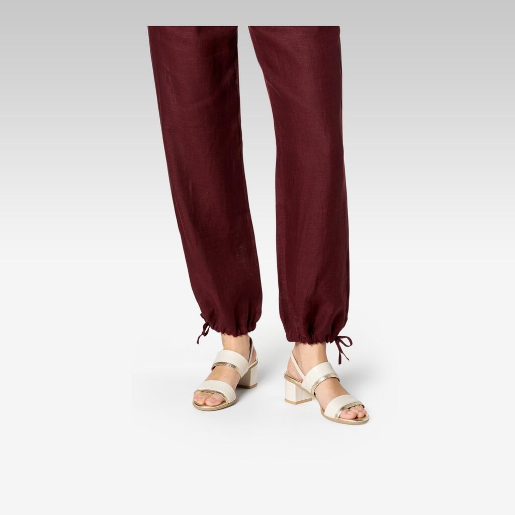 Sandales Femme AURELY 50 WOMAN Blanc Cassé/Or Clair 3/7