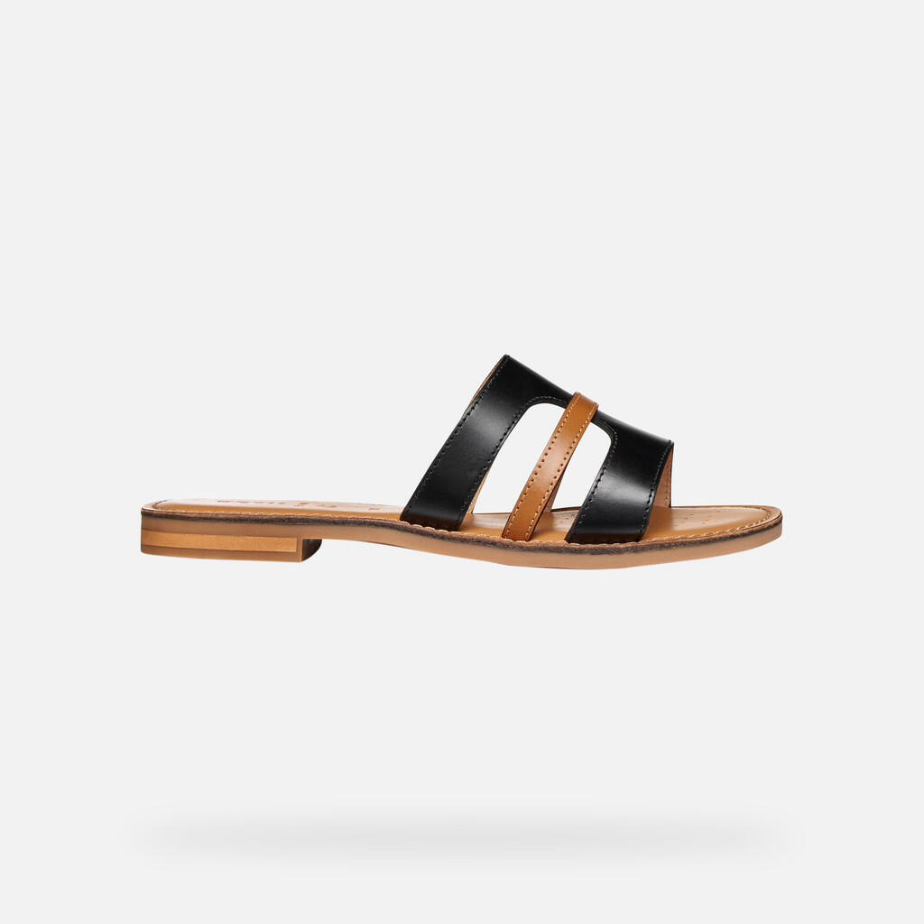 Sandales Femme MADDALUSIA C WOMAN Noir/Tabac 2/7