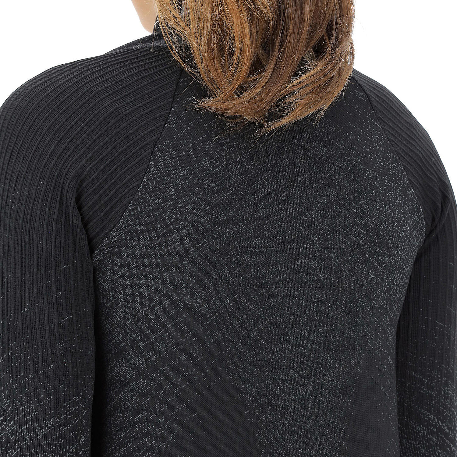 Exceleration Long-Sleeved Zip Up Running Shirt 6/7