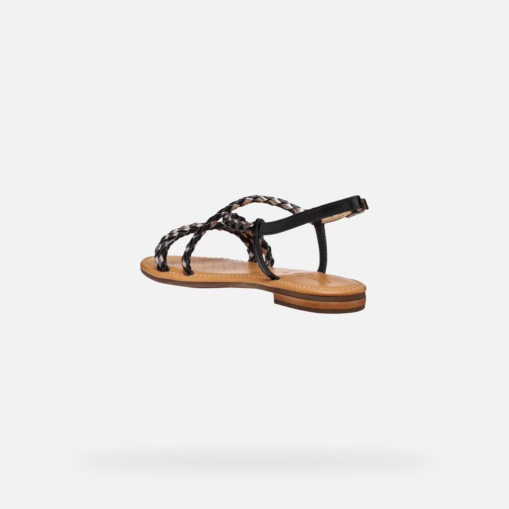 Sandales Femme D SOZY S Noir/Beige 6/7