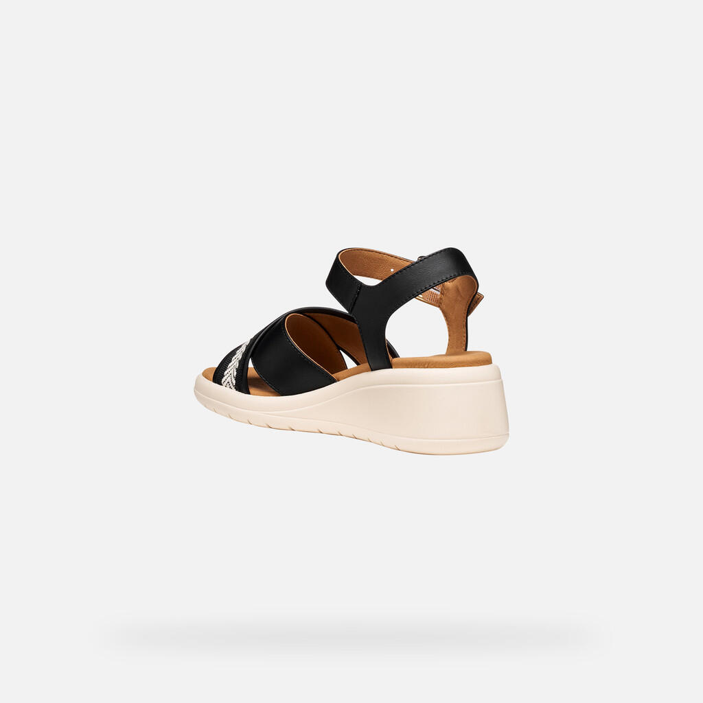 Sandales Femme D MELICONIA Noir 6/7