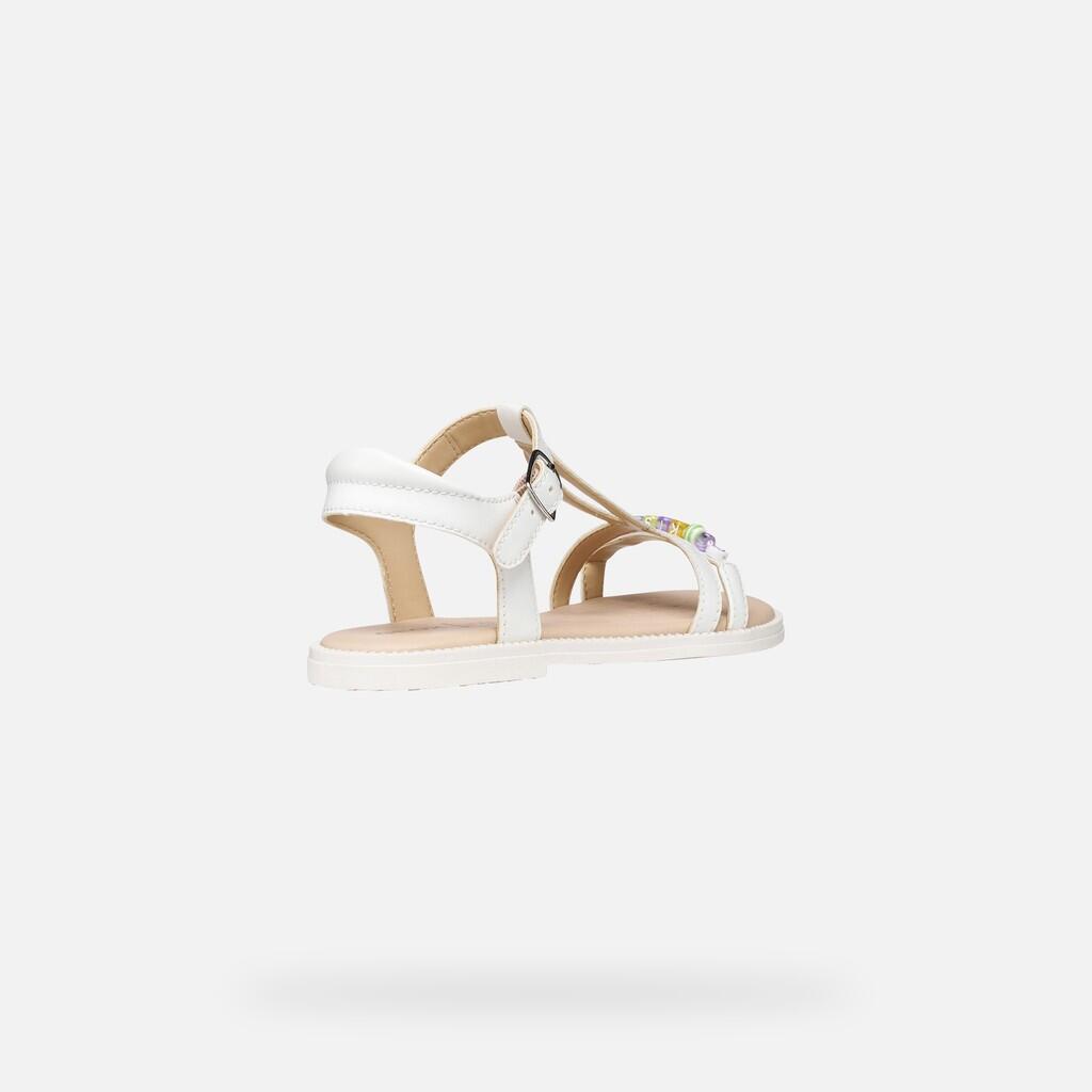 Sandales Fille J SANDAL KARLY GIRL Blanc 6/7