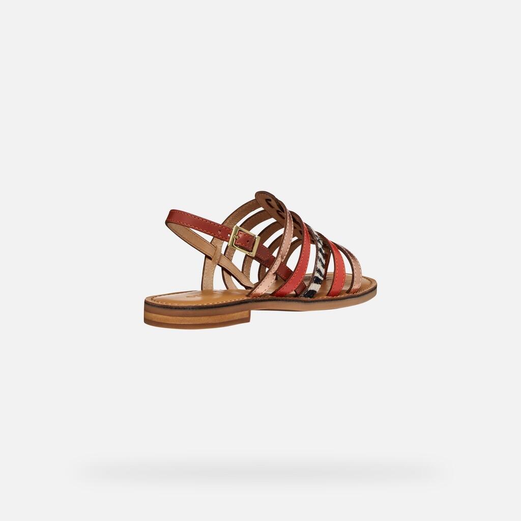 Sandales Femme MADDALUSIA C WOMAN Or Rose/Brique 7/7