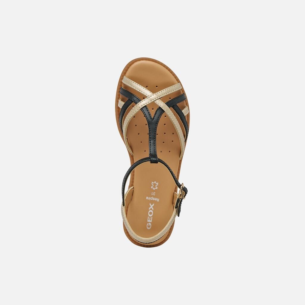 Sandales Fille SANDAL KARLY GIRL Noir/Platine 7/7