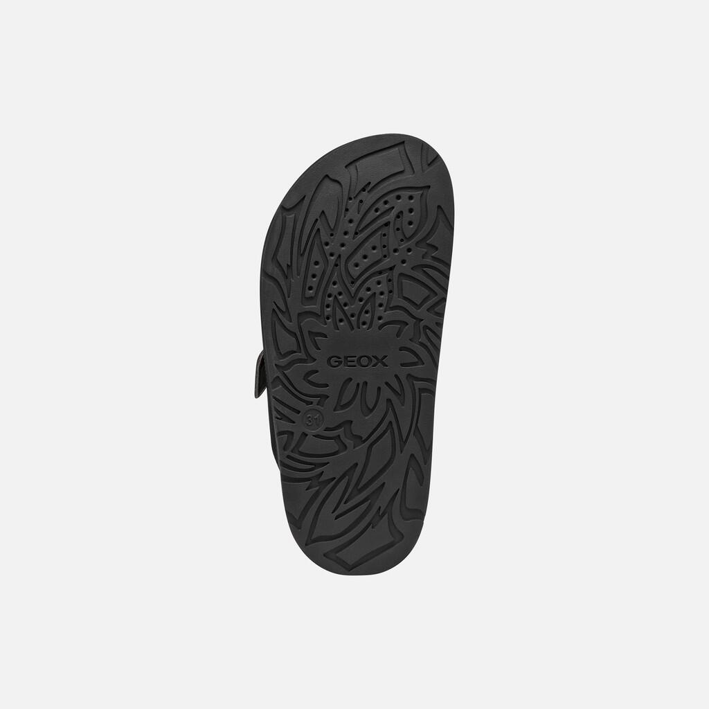 Sandales Fille J SANDAL FOAMMENTERA GIRL Noir 7/7