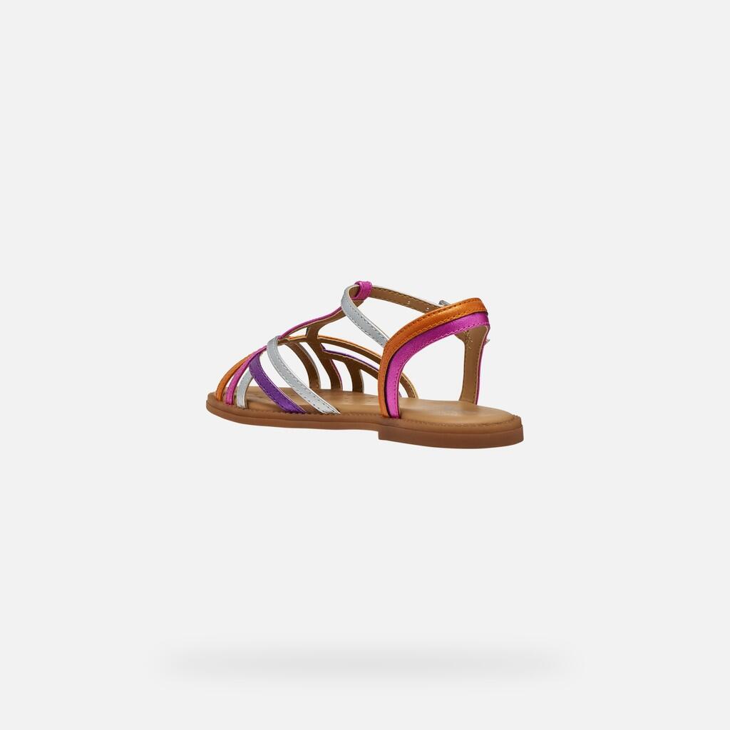 Sandales Fille SANDAL KARLY GIRL Fuchsia/Argent 5/7