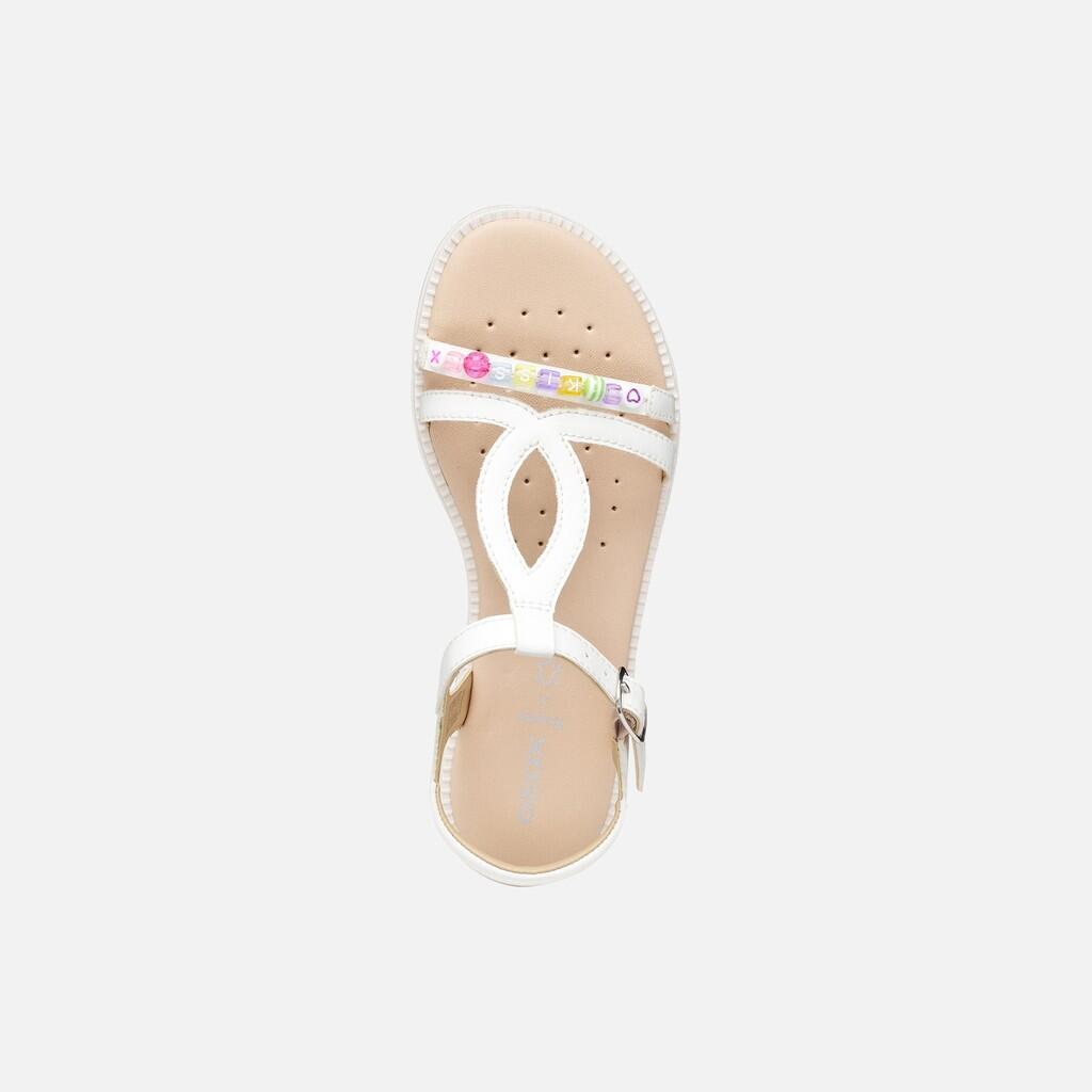 Sandales Fille J SANDAL KARLY GIRL Blanc 7/7