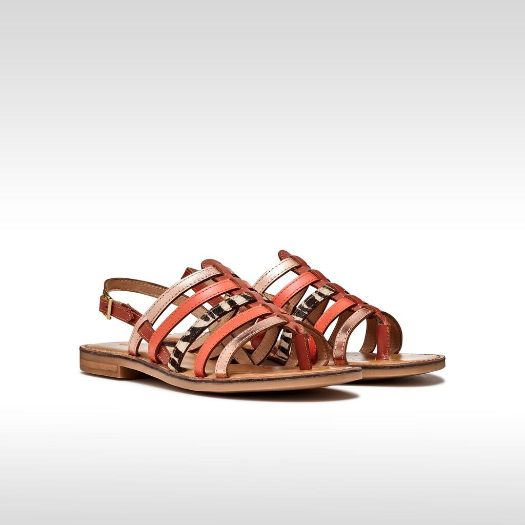 Sandales Femme MADDALUSIA C WOMAN Or Rose/Brique 4/7