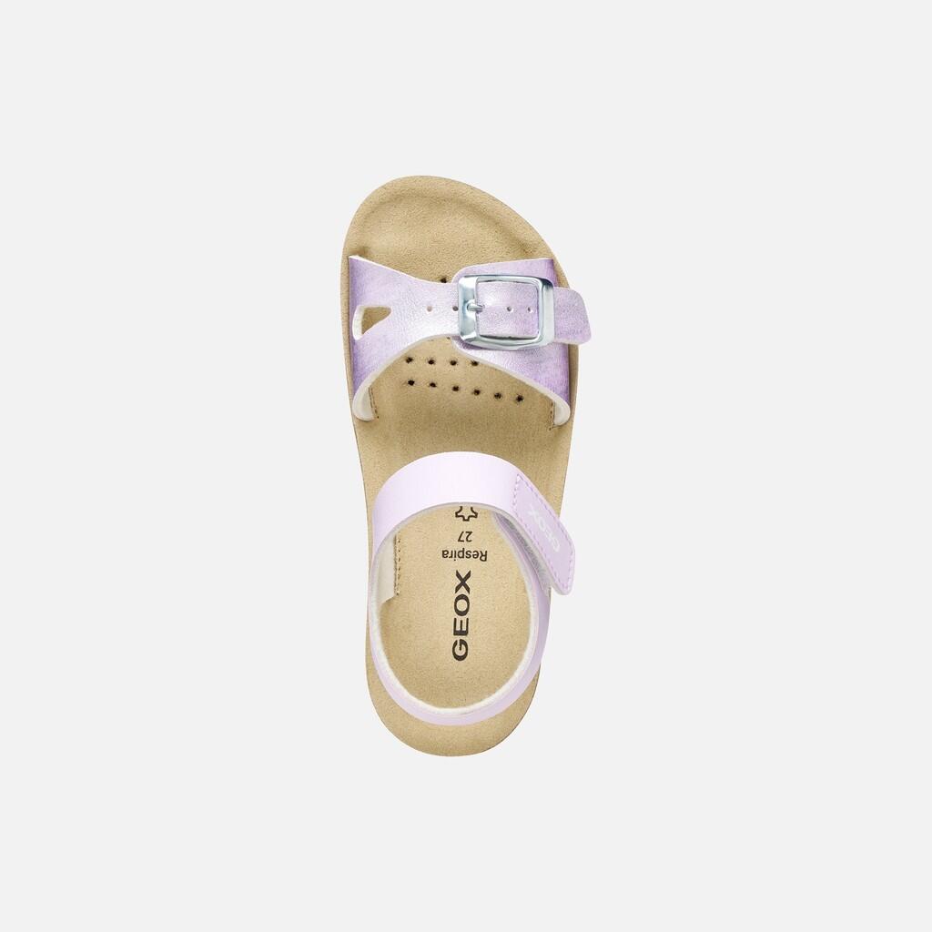 Sandales Fille J SANDAL COSTAREI GI Lilas Clair 7/7