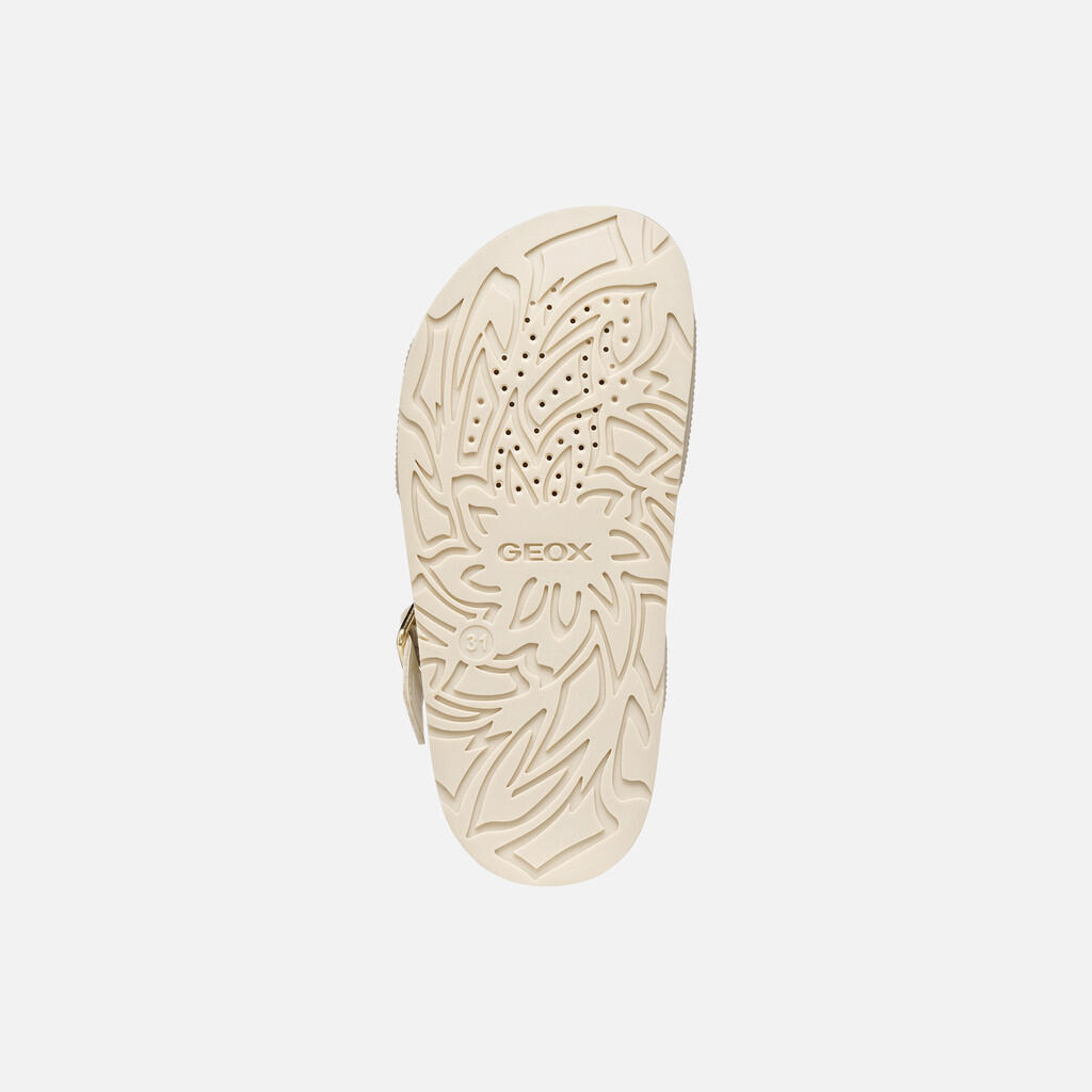 Sandales Fille SANDAL FOAMMENTERA GIRL Ivoire Clair 7/7