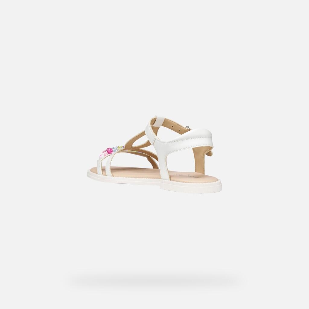 Sandales Fille J SANDAL KARLY GIRL Blanc 5/7
