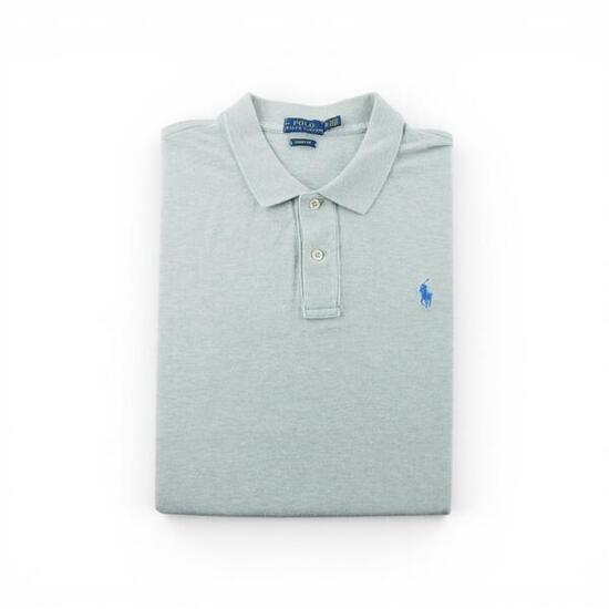 Seconde vie - Polo manches courtes Femme Gris - Très bon état