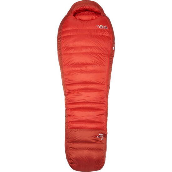 Daunenschlafsack Alpine -18C/0F dark horizon-tuscan red