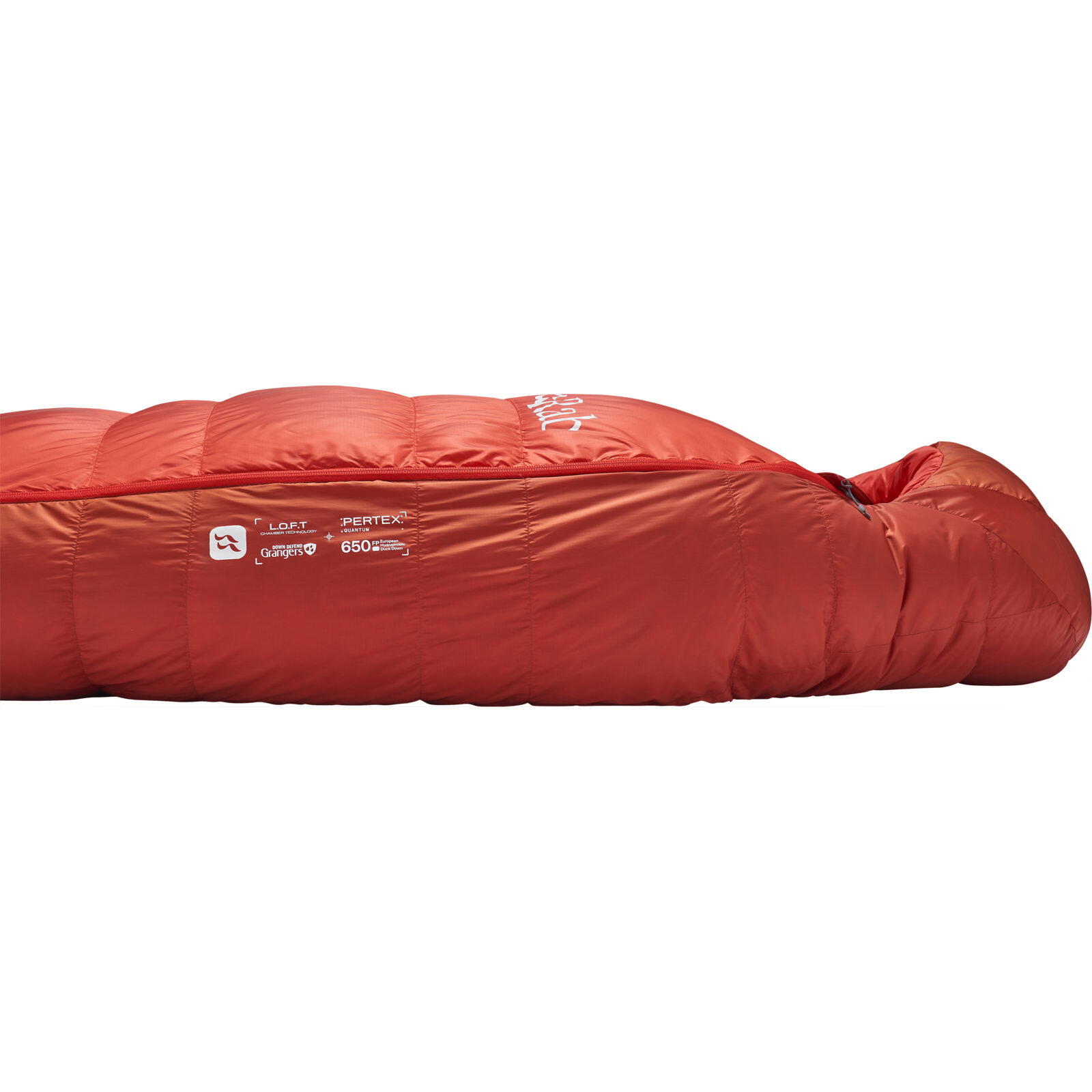 Daunenschlafsack Alpine -18C/0F dark horizon-tuscan red 5/7