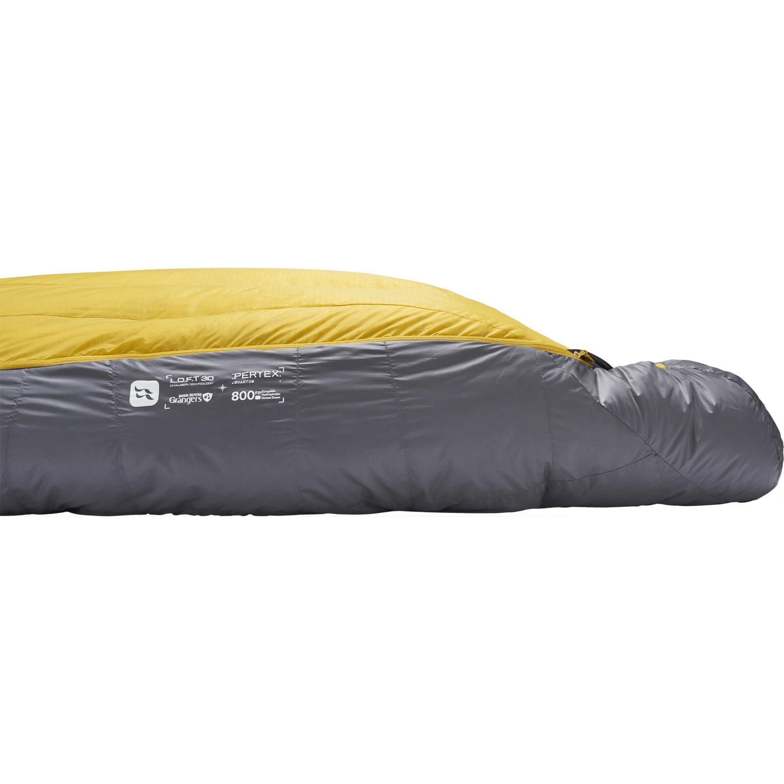 Daunenschlafsack Neutrino -12C/10F graphene-dark pollen 4/7