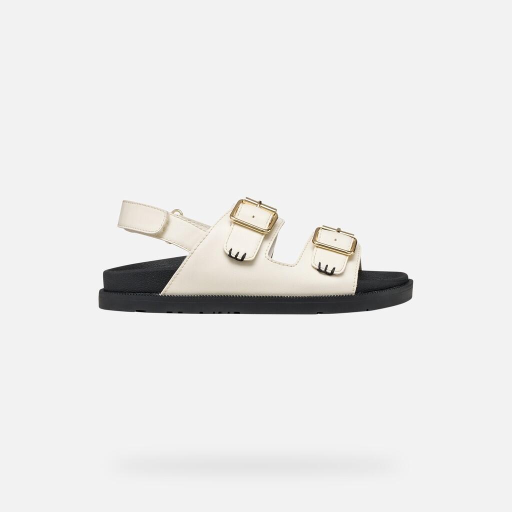 Sandales Fille J SANDAL FOAMMENTERA GIRL Ivoire Clair 2/7