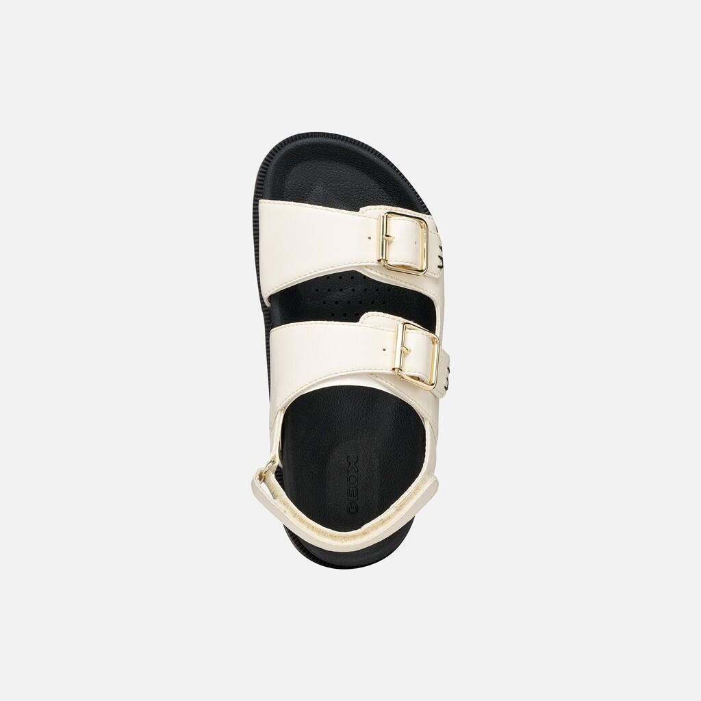 Sandales Fille J SANDAL FOAMMENTERA GIRL Ivoire Clair 6/7