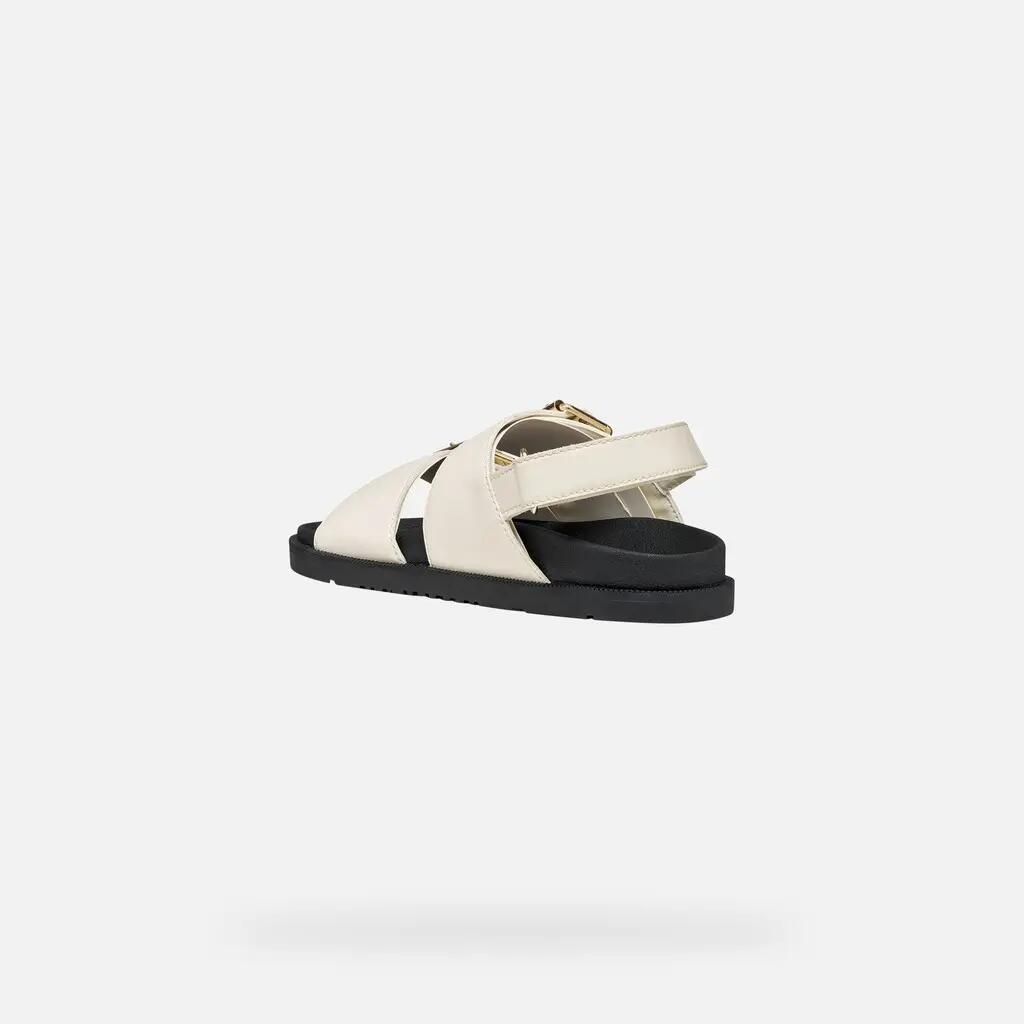 Sandales Fille J SANDAL FOAMMENTERA GIRL Ivoire Clair 4/7