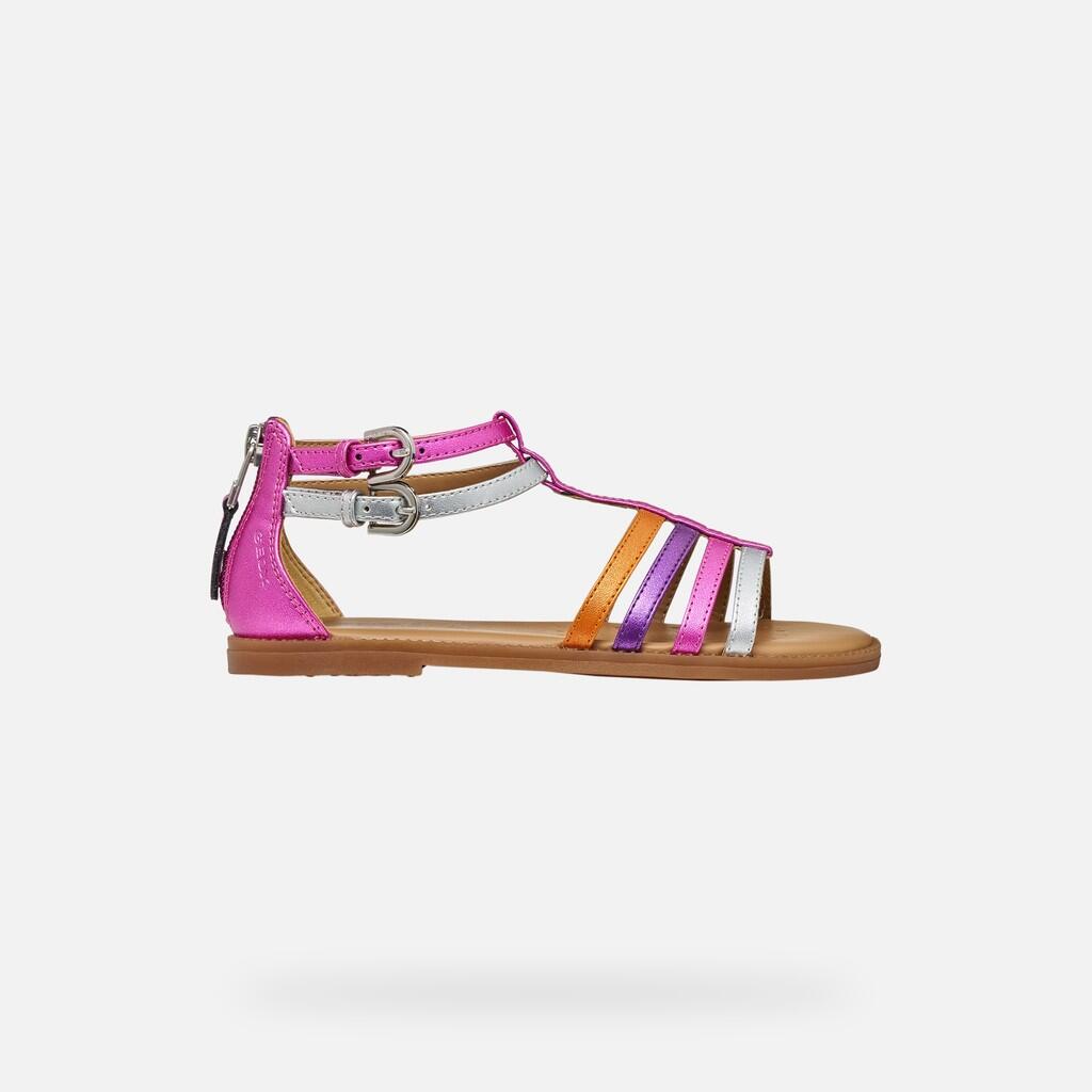 Sandales Fille SANDAL KARLY GIRL Fuchsia/Argent 2/7