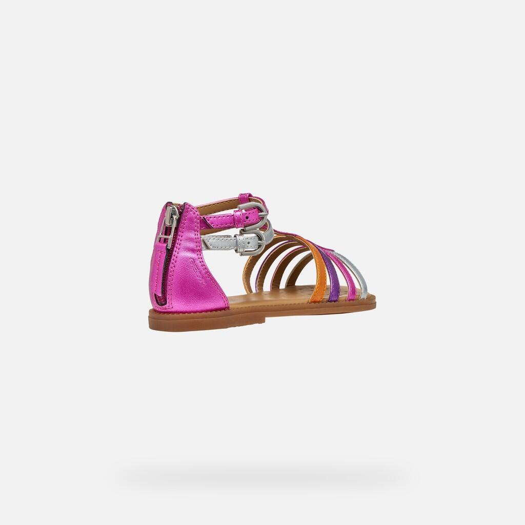 Sandales Fille SANDAL KARLY GIRL Fuchsia/Argent 6/7