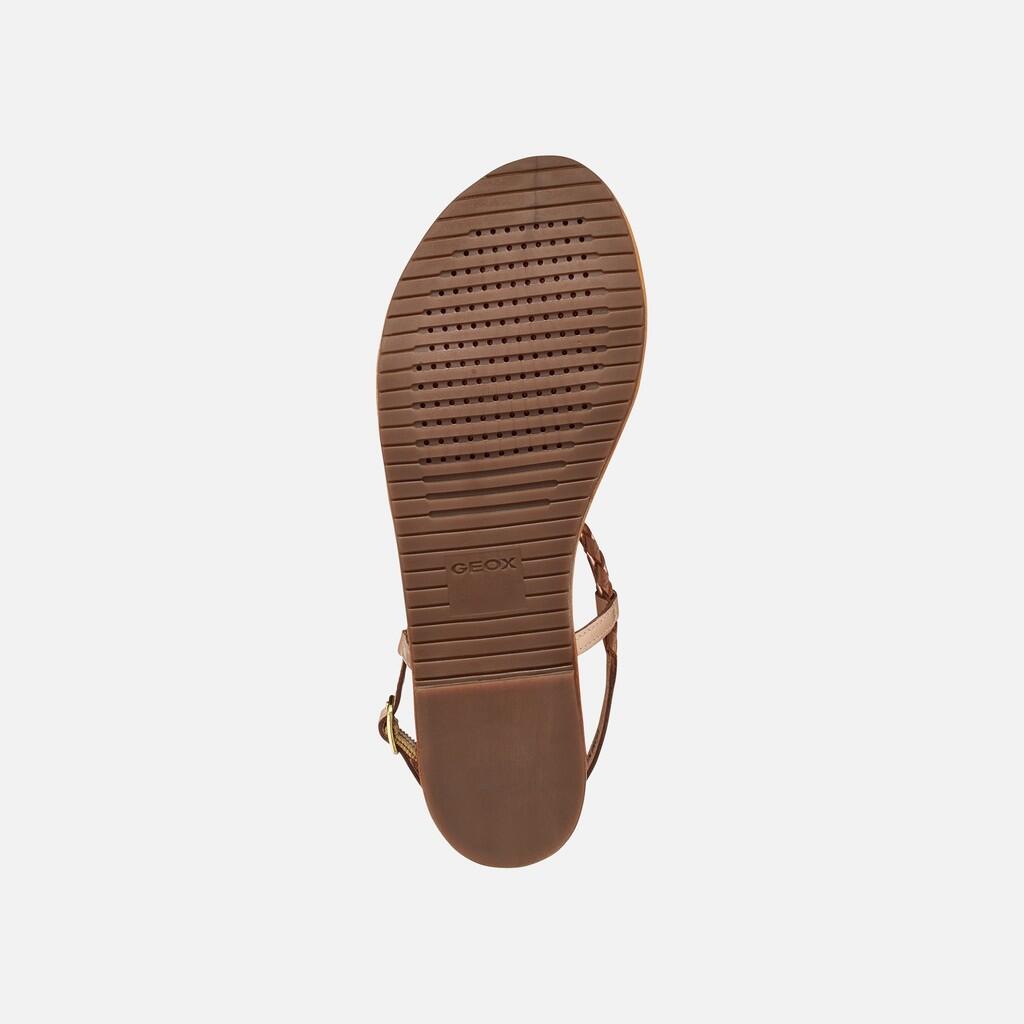 Sandales Femme SOZY S WOMAN Beige Rosé/Or Rose 7/7