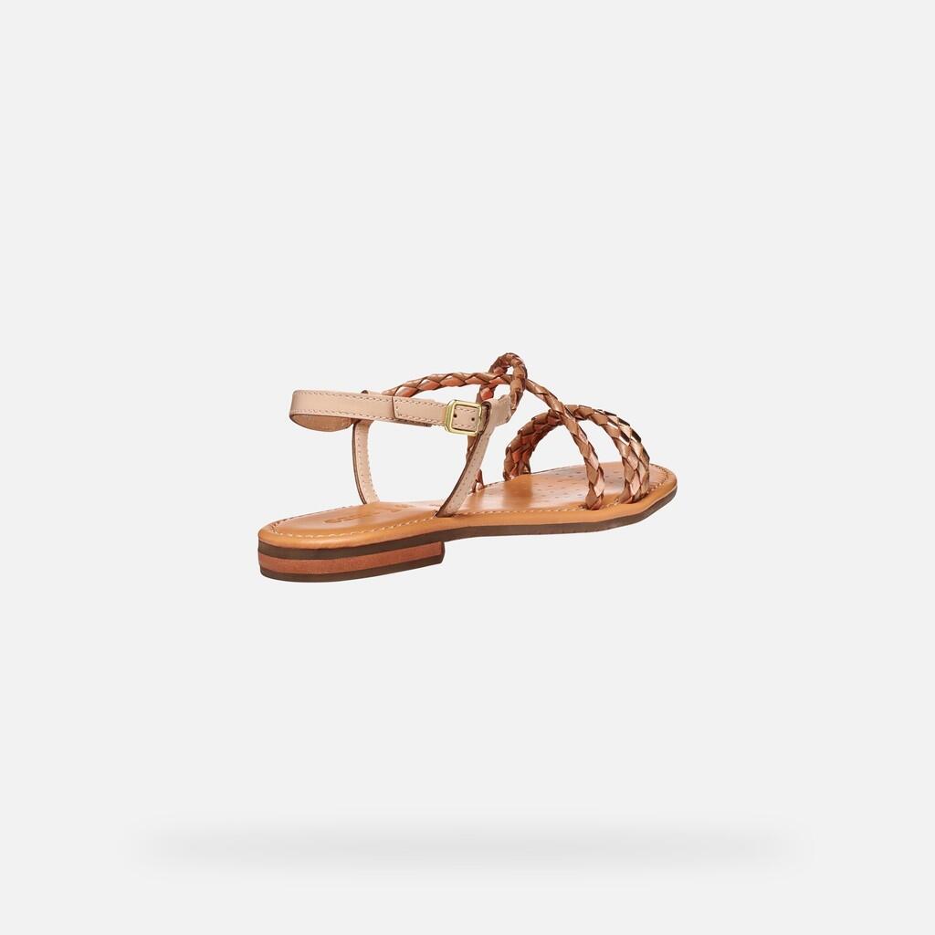 Sandales Femme SOZY S WOMAN Beige Rosé/Or Rose 5/7