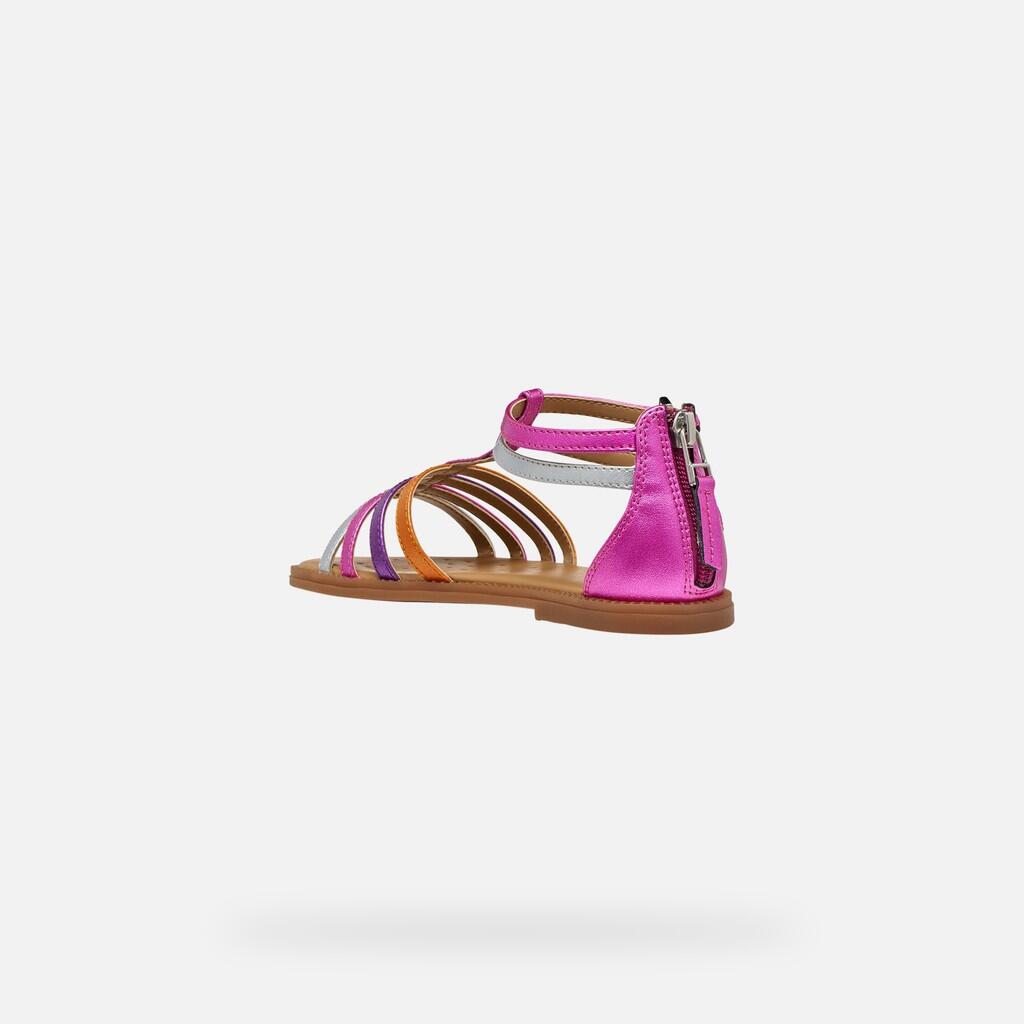 Sandales Fille SANDAL KARLY GIRL Fuchsia/Argent 5/7