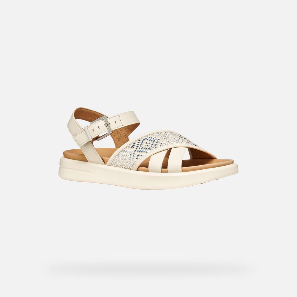 Sandales Femme D XAND 2S Blanc Cassé 3/7