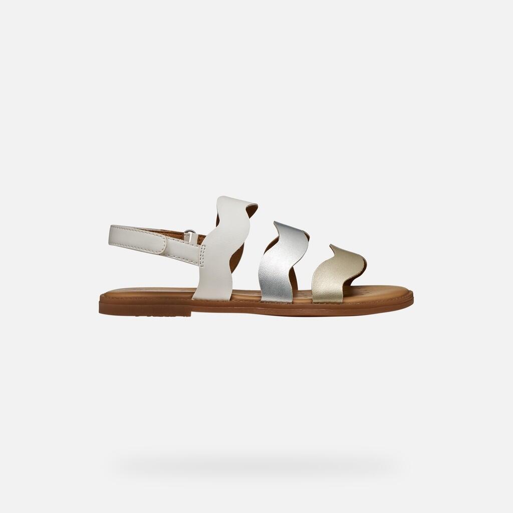 Sandales Fille SANDAL KARLY GIRL Blanc/Argent 2/7