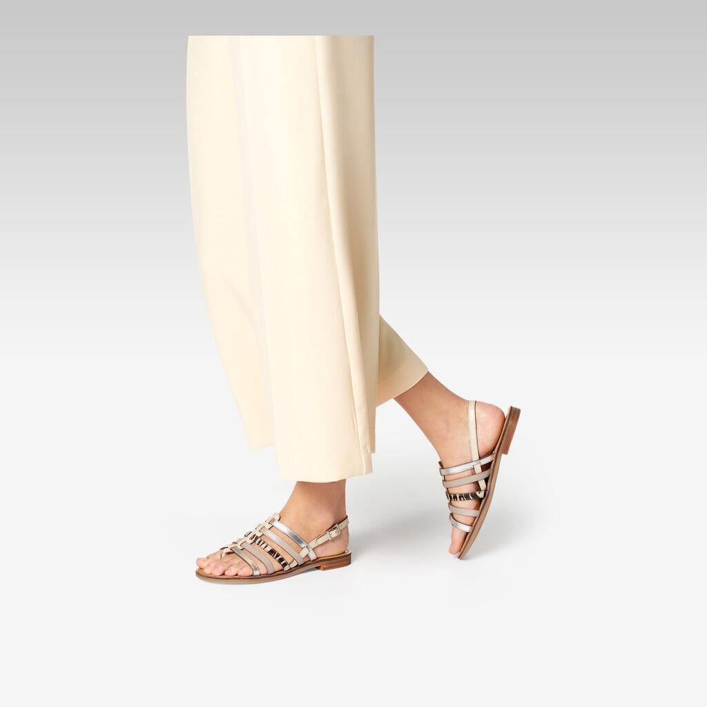 Sandales Femme MADDALUSIA C WOMAN Gris/Blanc Cassé 3/7