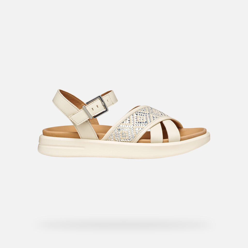 Sandales Femme D XAND 2S Blanc Cassé 2/7
