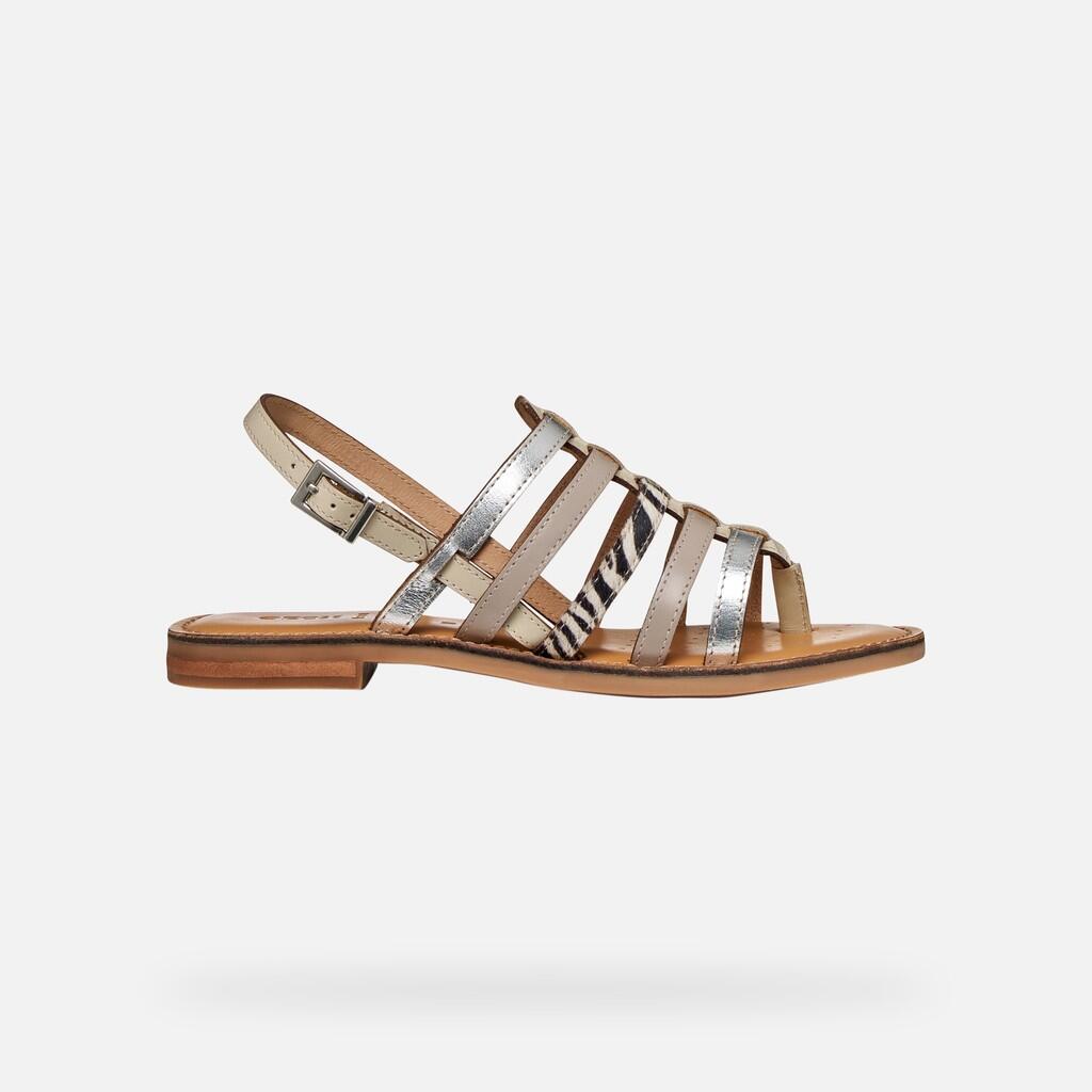 Sandales Femme MADDALUSIA C WOMAN Gris/Blanc Cassé 2/7