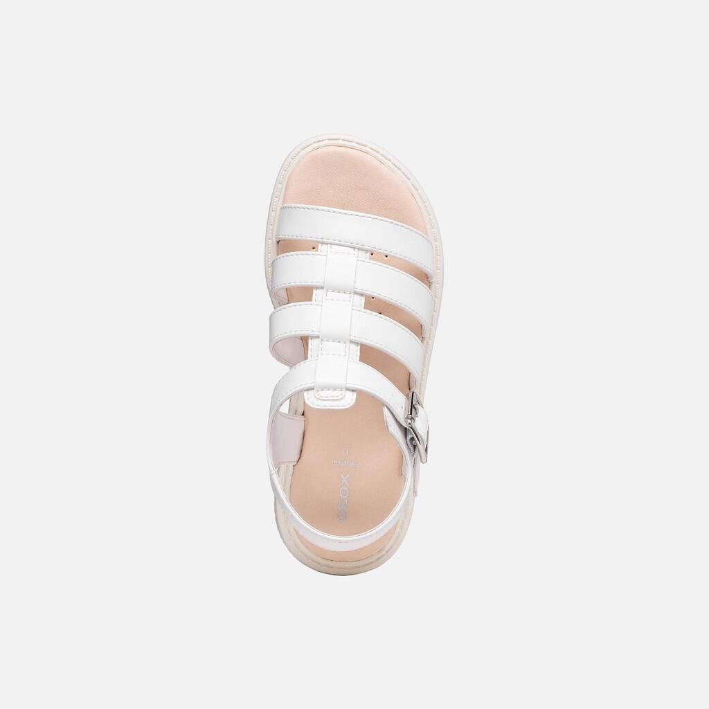 Sandales Fille J SANDAL KODETTE GIRL Blanc 7/7