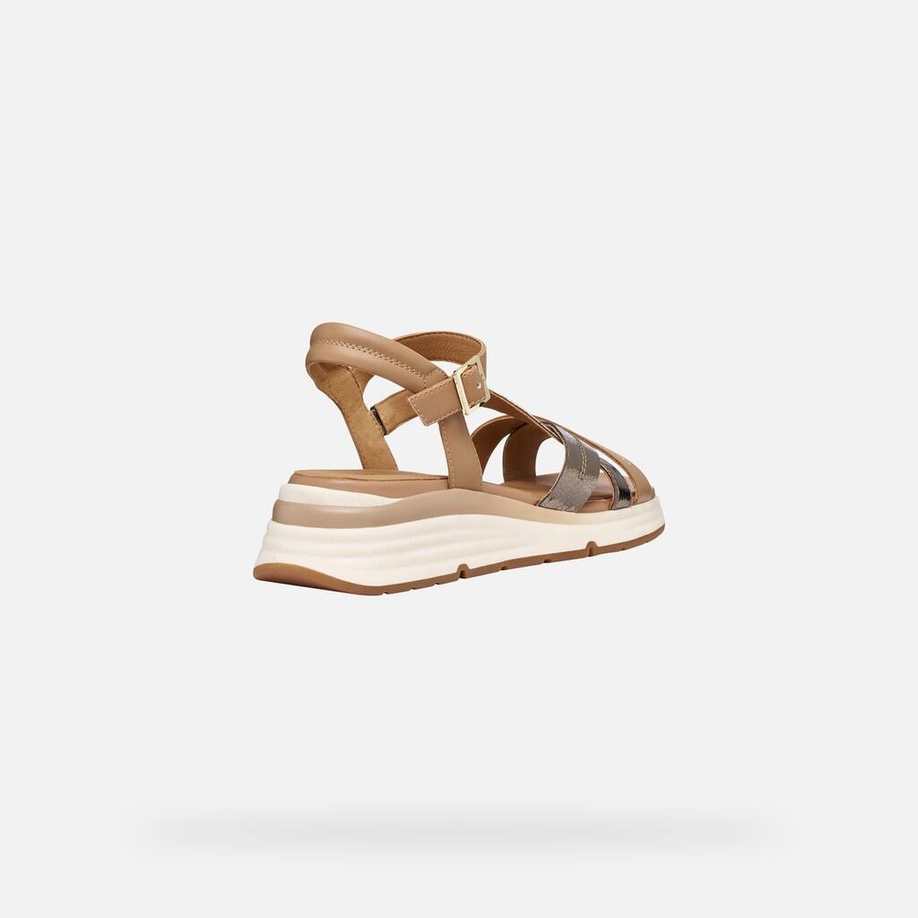 Sandales Femme ELOWYNNE WOMAN Beige Foncé/Beige 7/7