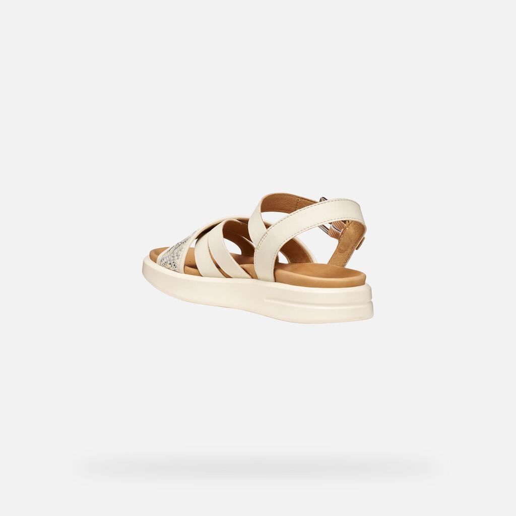 Sandales Femme D XAND 2S Blanc Cassé 4/7