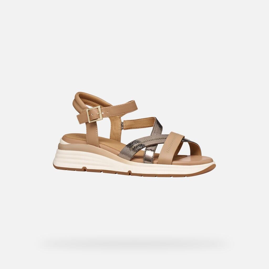 Sandales Femme ELOWYNNE WOMAN Beige Foncé/Beige 5/7