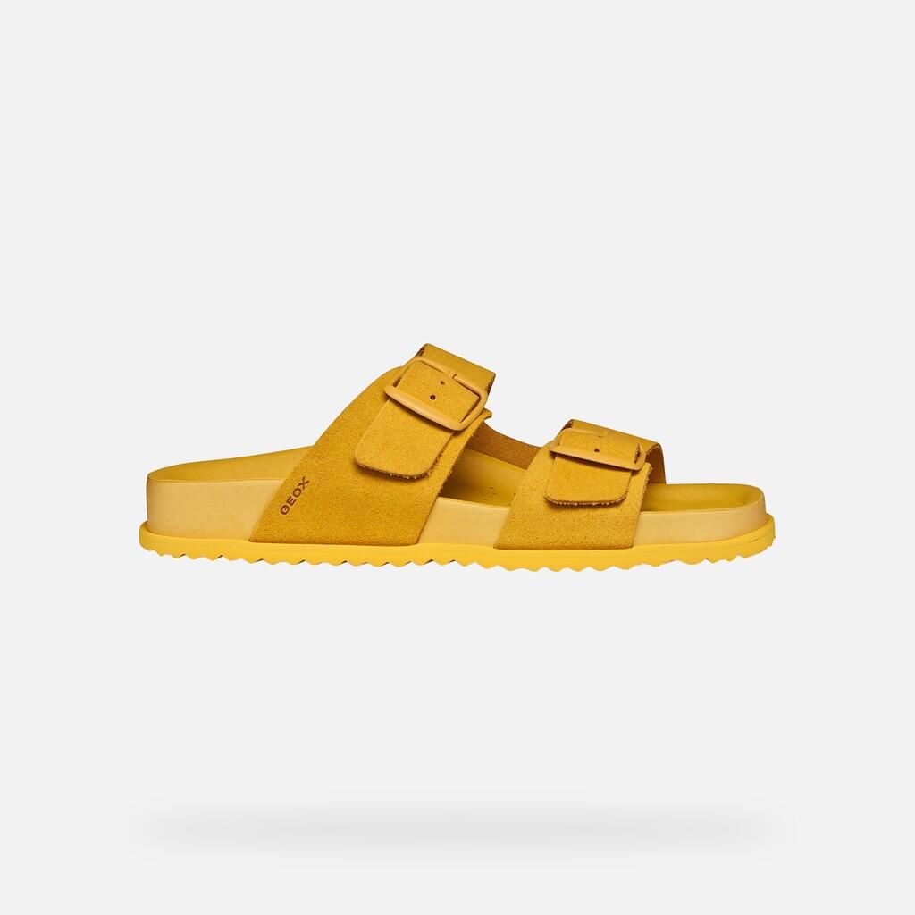 Sandales Femme D SANDYBETT Jaune Foncé 2/7