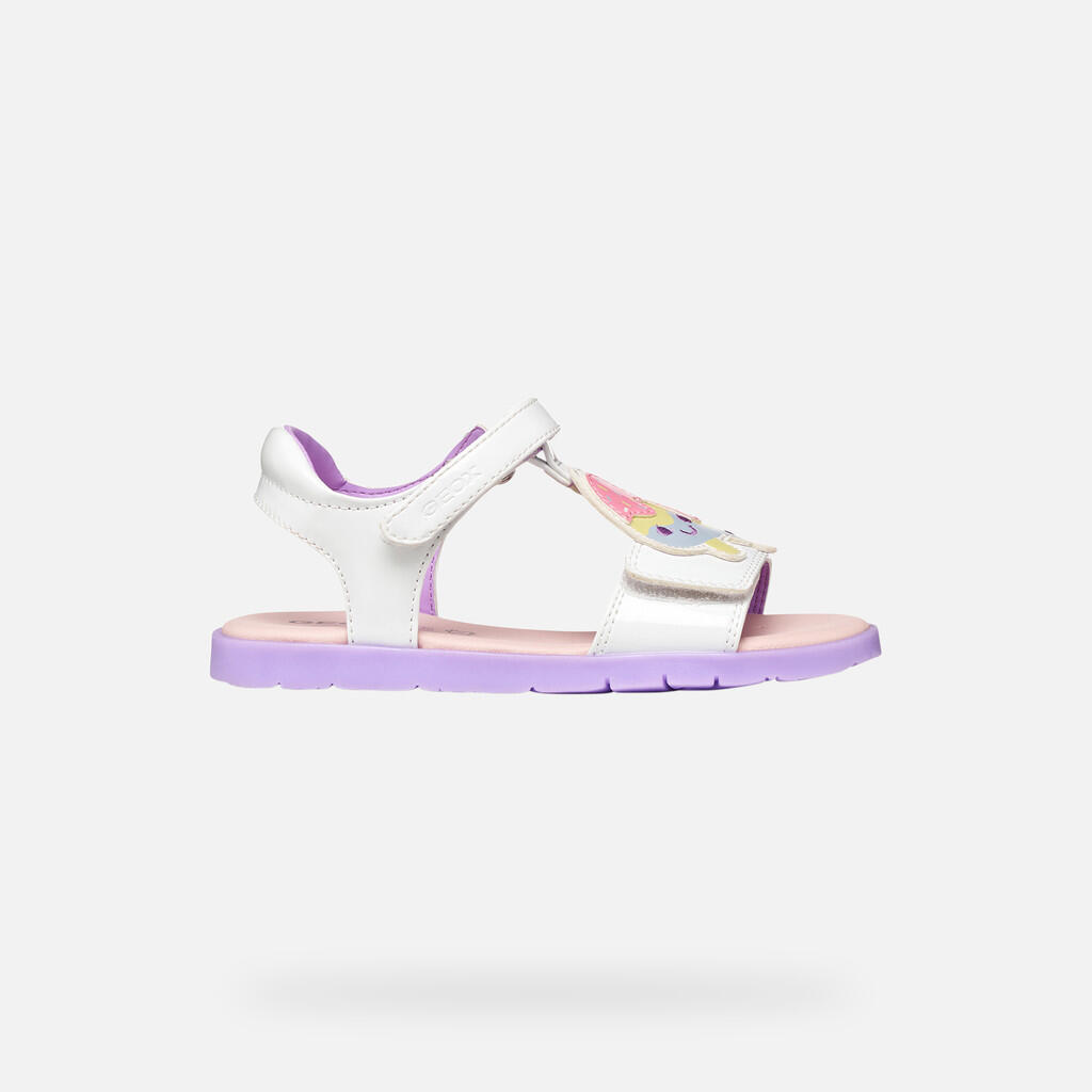 Sandales Fille SANDAL JOYFOOT GIRL Blanc/Lilas 2/7