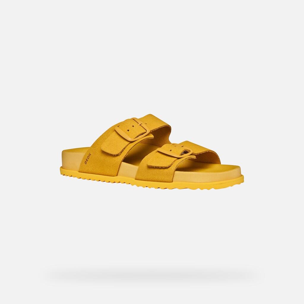 Sandales Femme D SANDYBETT Jaune Foncé 5/7